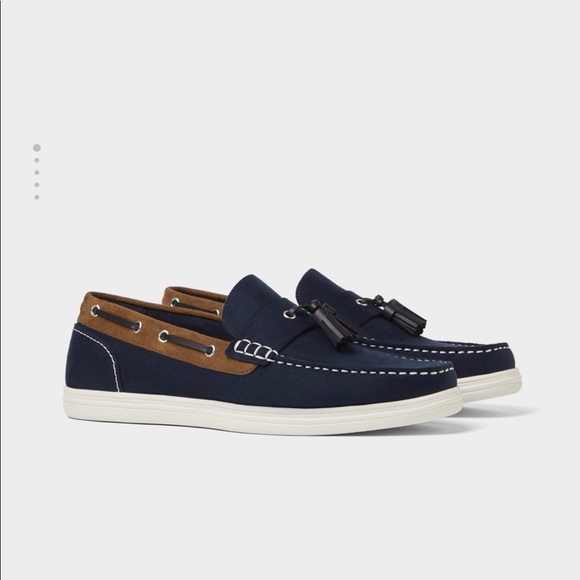 blue deck shoes mens